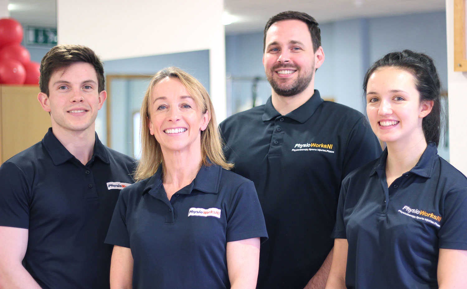 Out team of Physiotherapists at PhysioWorks Belfast