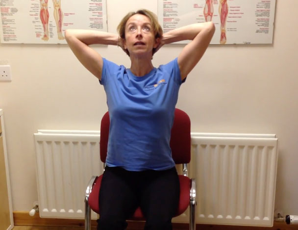 Office Chair Back Exercises
